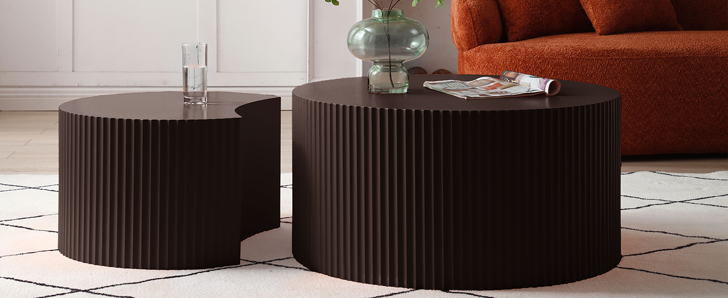 Brown Nesting Coffee Table