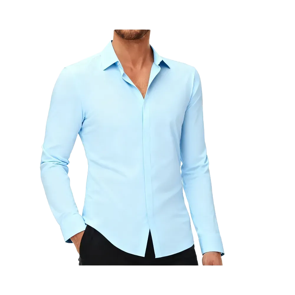Men's Long-Sleeve Stretch Shirt