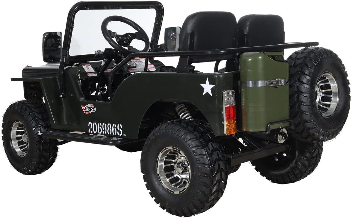 125cc Mini Jeep | Willys Edition | 3-Speed | Off Road | Gasoline Engine