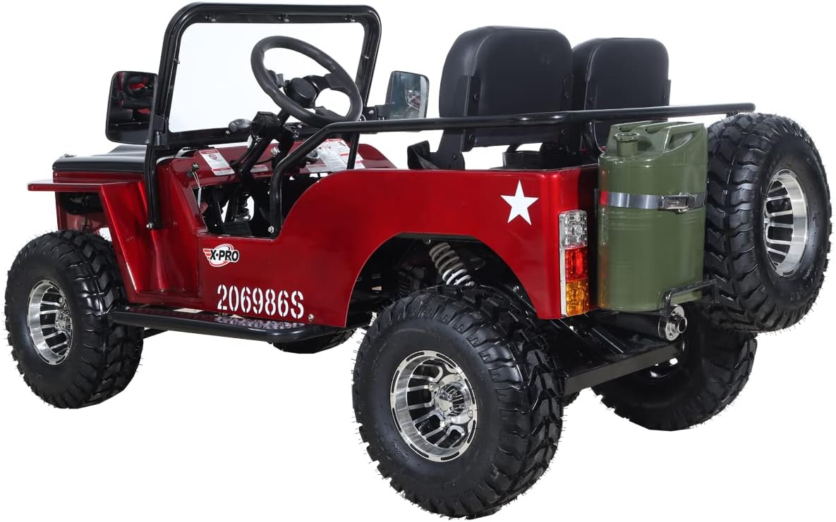 125cc Mini Jeep | Willys Edition | 3-Speed | Off Road | Gasoline Engine