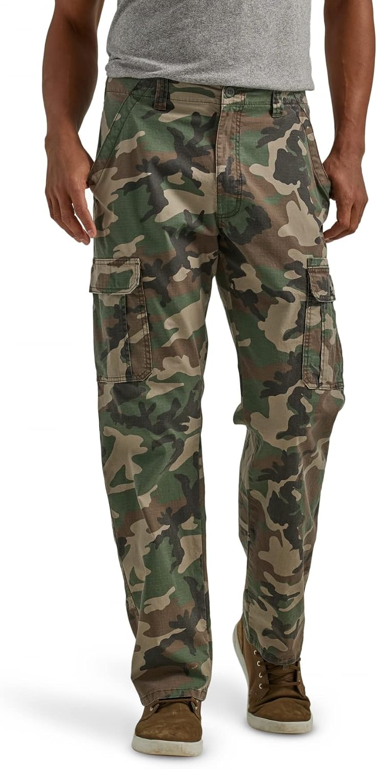 Wrangler Mens Relaxed Fit Stretch Cargo Pant