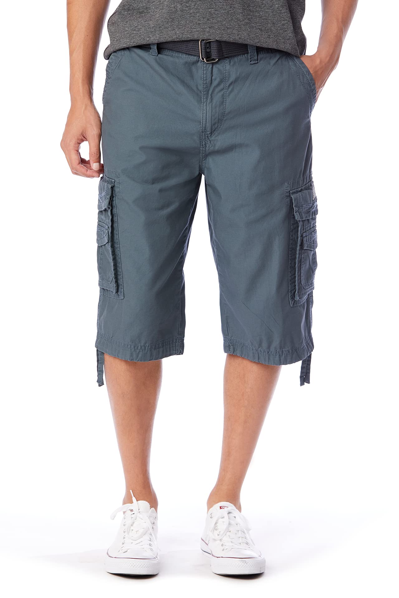Men's Belted Cargo Pants
