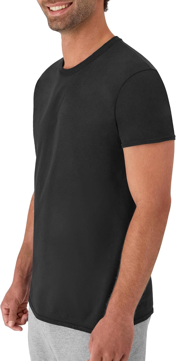 Hanes men's stay-tucked cotton undershirts multipack