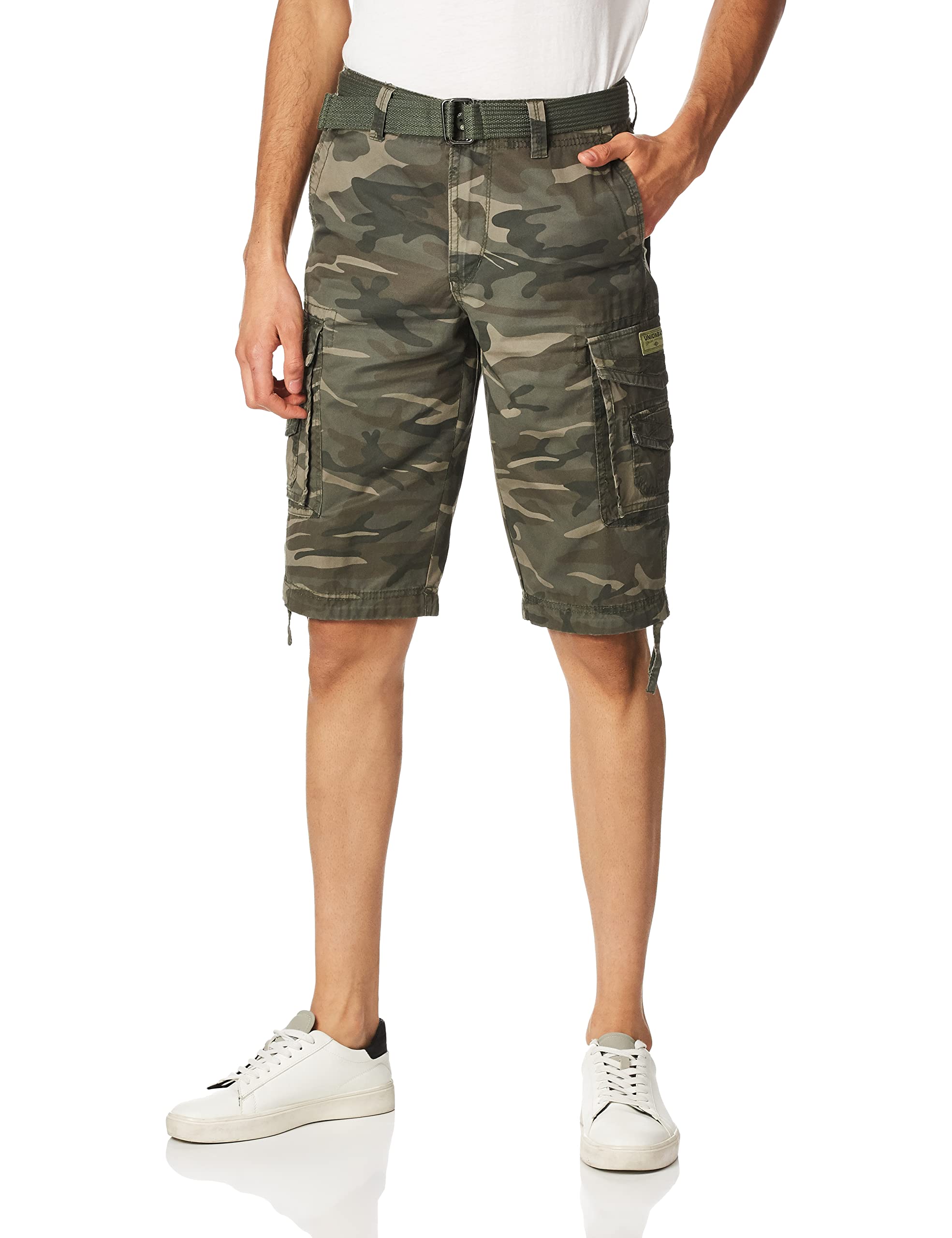 Men's Belted Cargo Pants