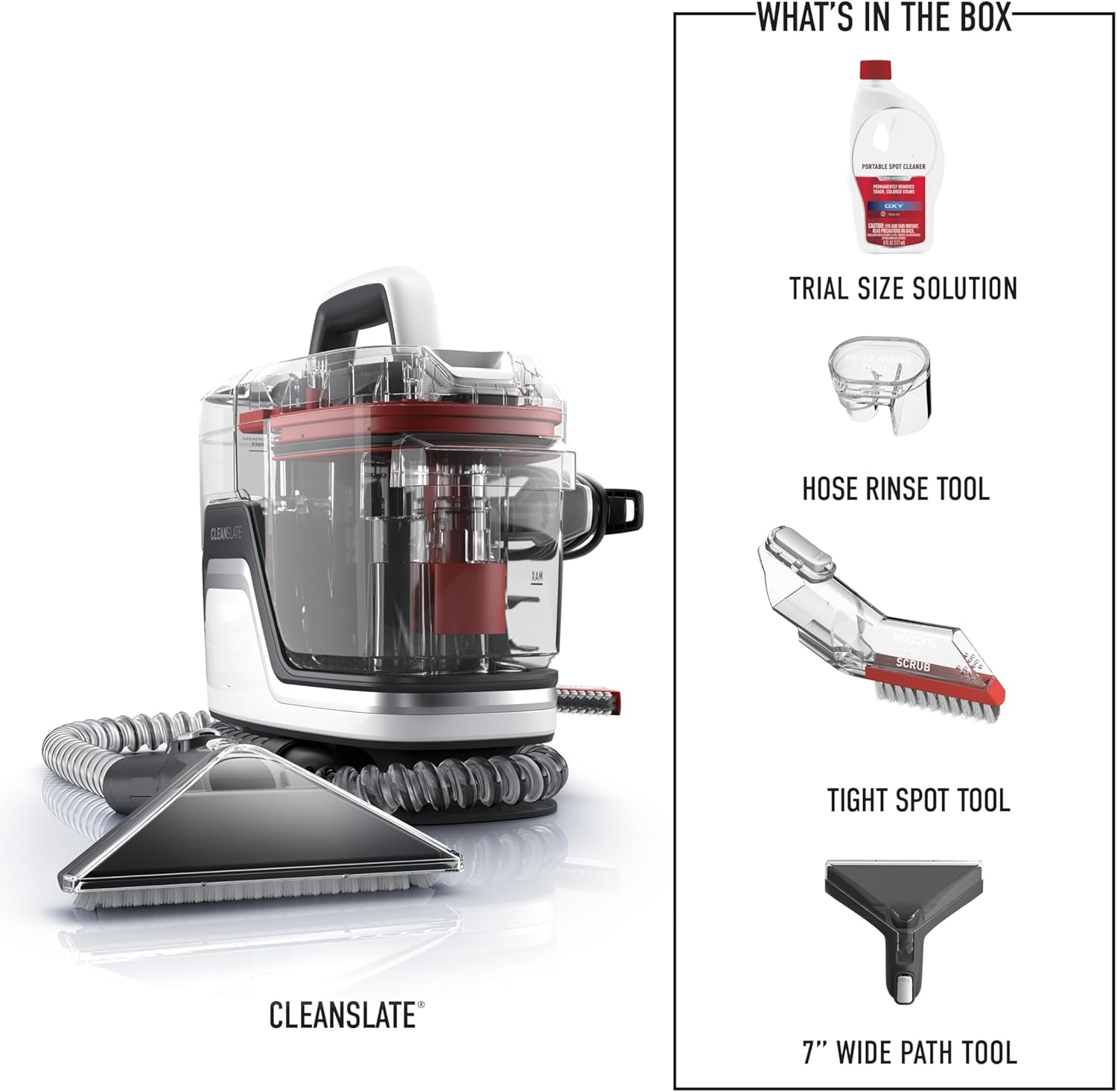 CleanSlate Plus Portable Carpet + Upholstery Spot Cleaner Machine