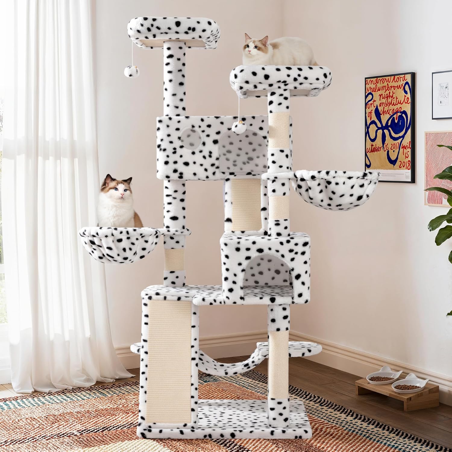 Larger Cat Tree Tower Condo for Indoor Kitties