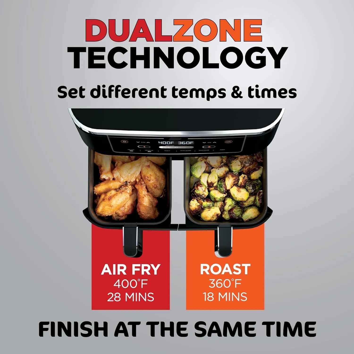 Foodi 10QT 6-in-1 DualZone Smart XL Air Fryer