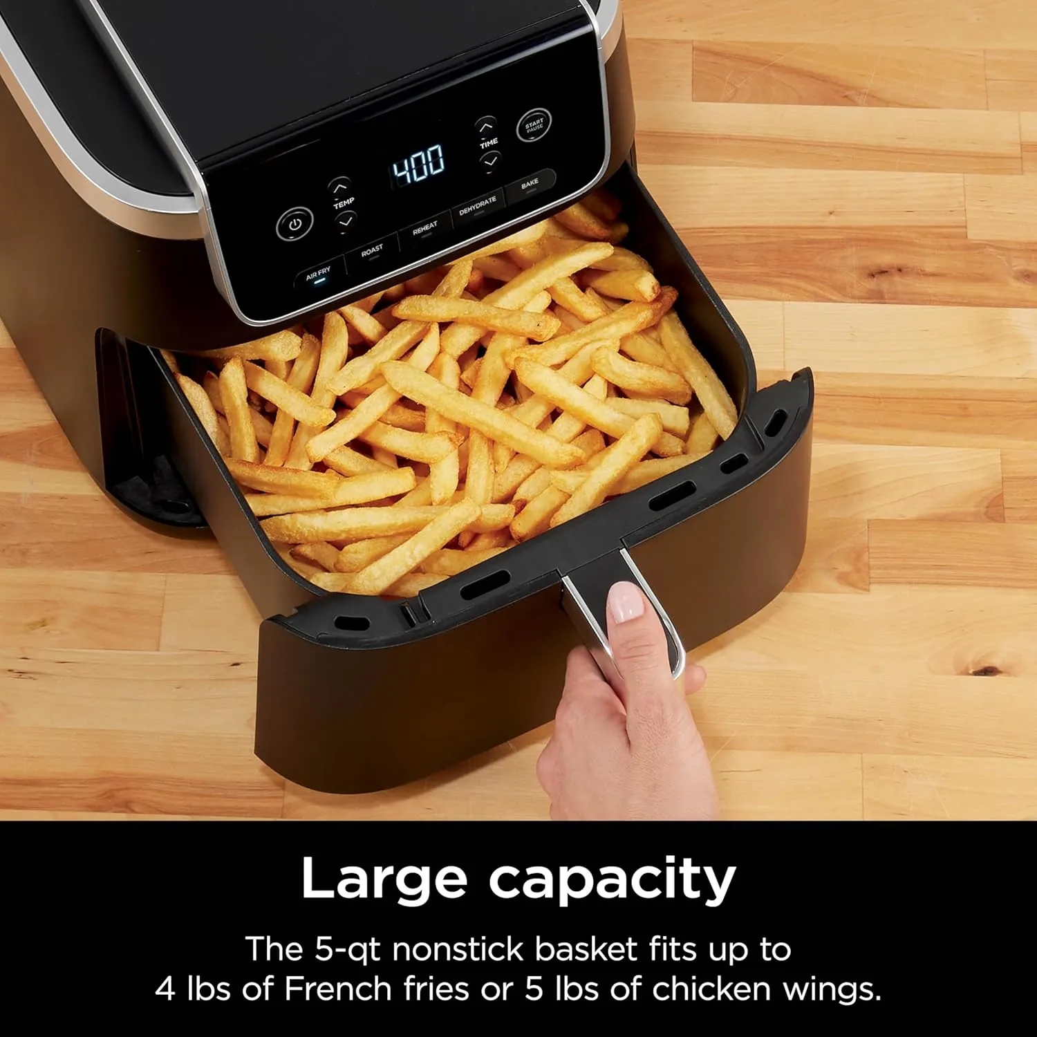 Air Fryer Pro XL 6-in-1 with 5/6.5 QT Capacity