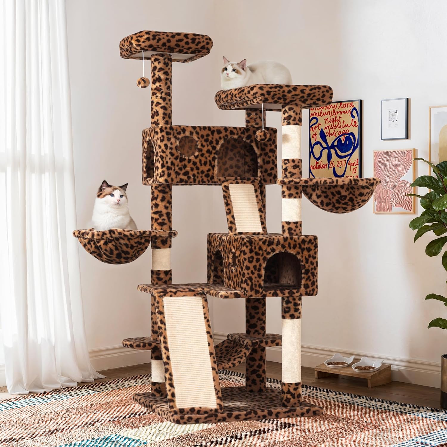 Larger Cat Tree Tower Condo for Indoor Kitties