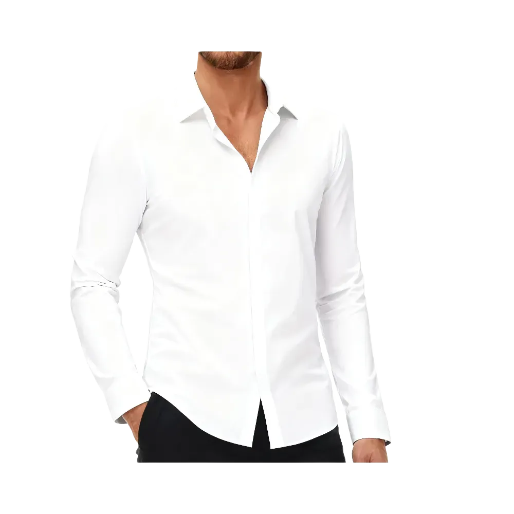 Men's Long-Sleeve Stretch Shirt