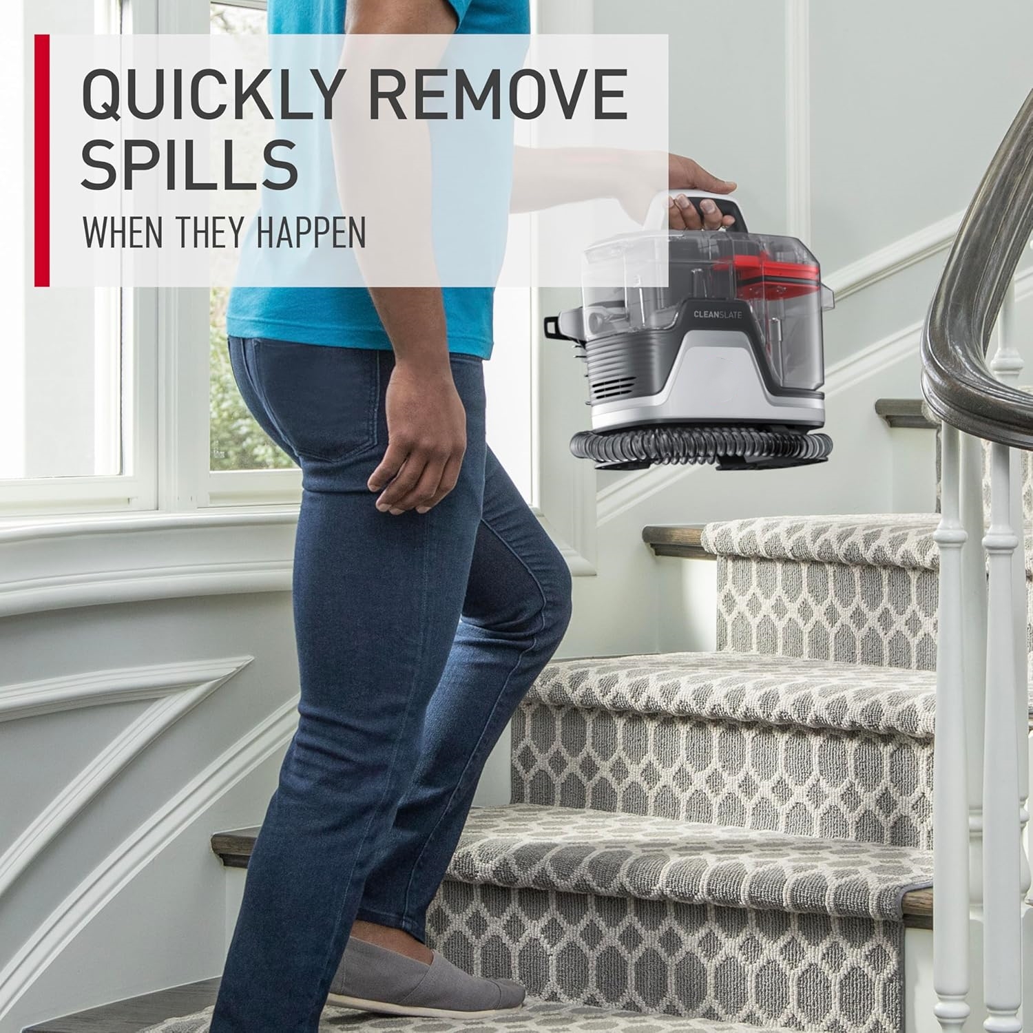CleanSlate Plus Portable Carpet + Upholstery Spot Cleaner Machine