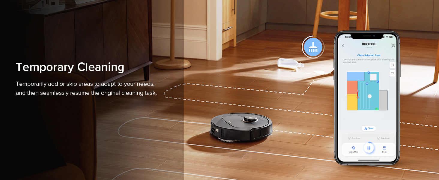 robot vacuum and mop
