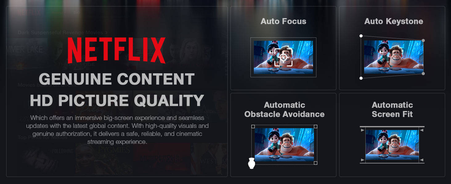 auto focus projector