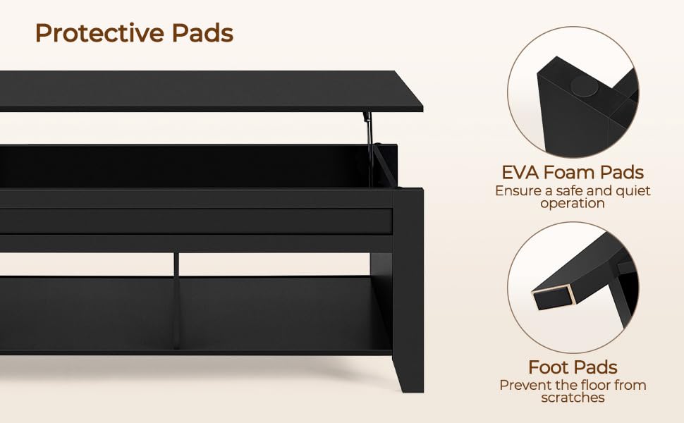 coffee table with storage