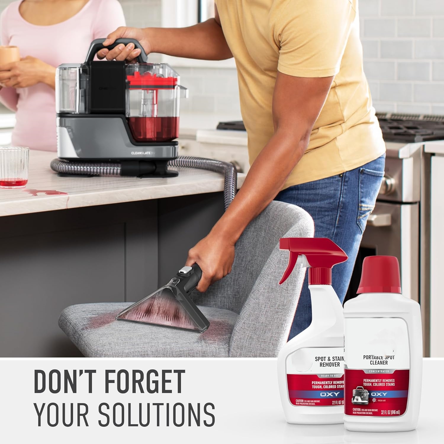 CleanSlate Plus Portable Carpet + Upholstery Spot Cleaner Machine