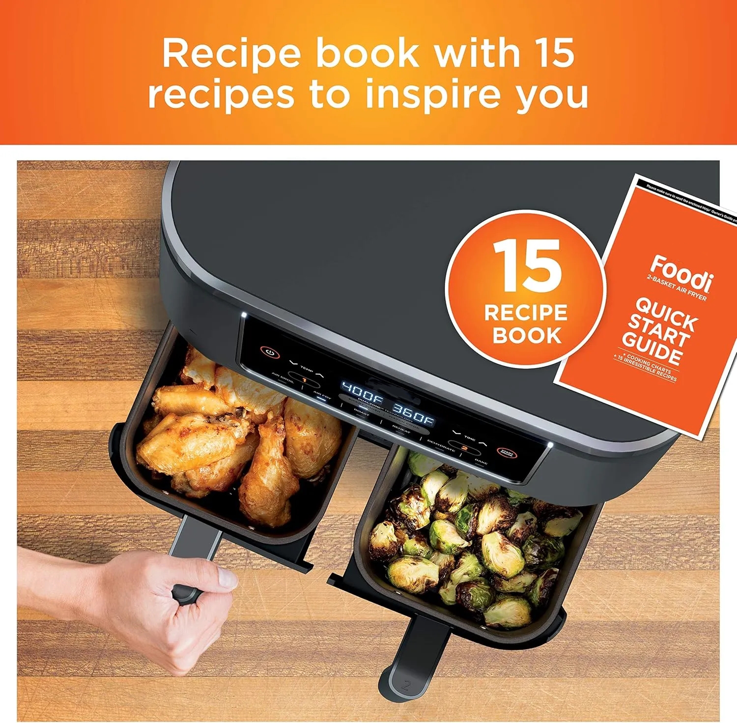 Foodi 10QT 6-in-1 DualZone Smart XL Air Fryer