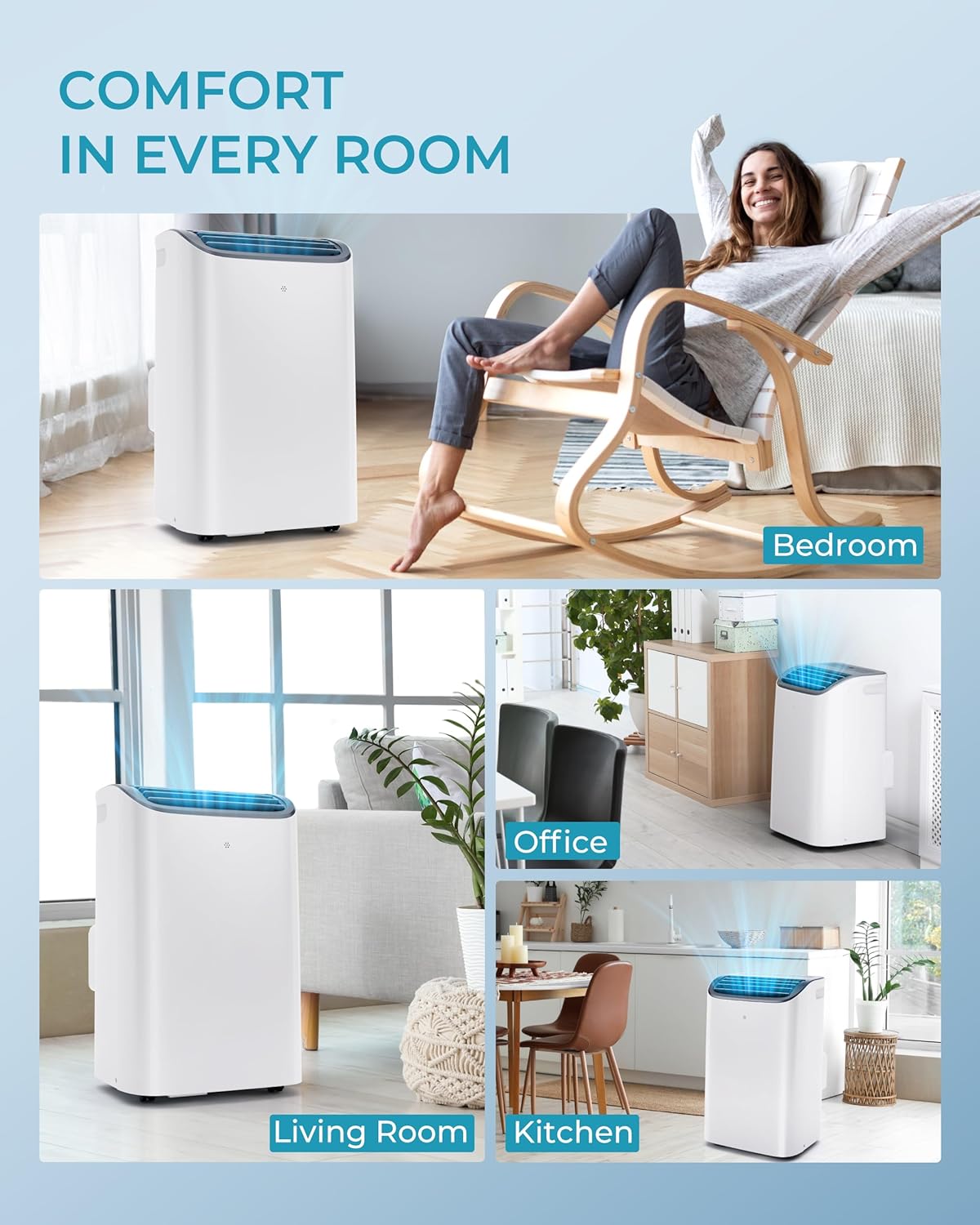 8,000 BTU Portable Air Conditioners