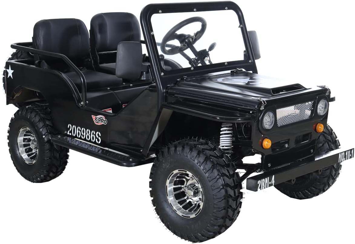 125cc Mini Jeep | Willys Edition | 3-Speed | Off Road | Gasoline Engine