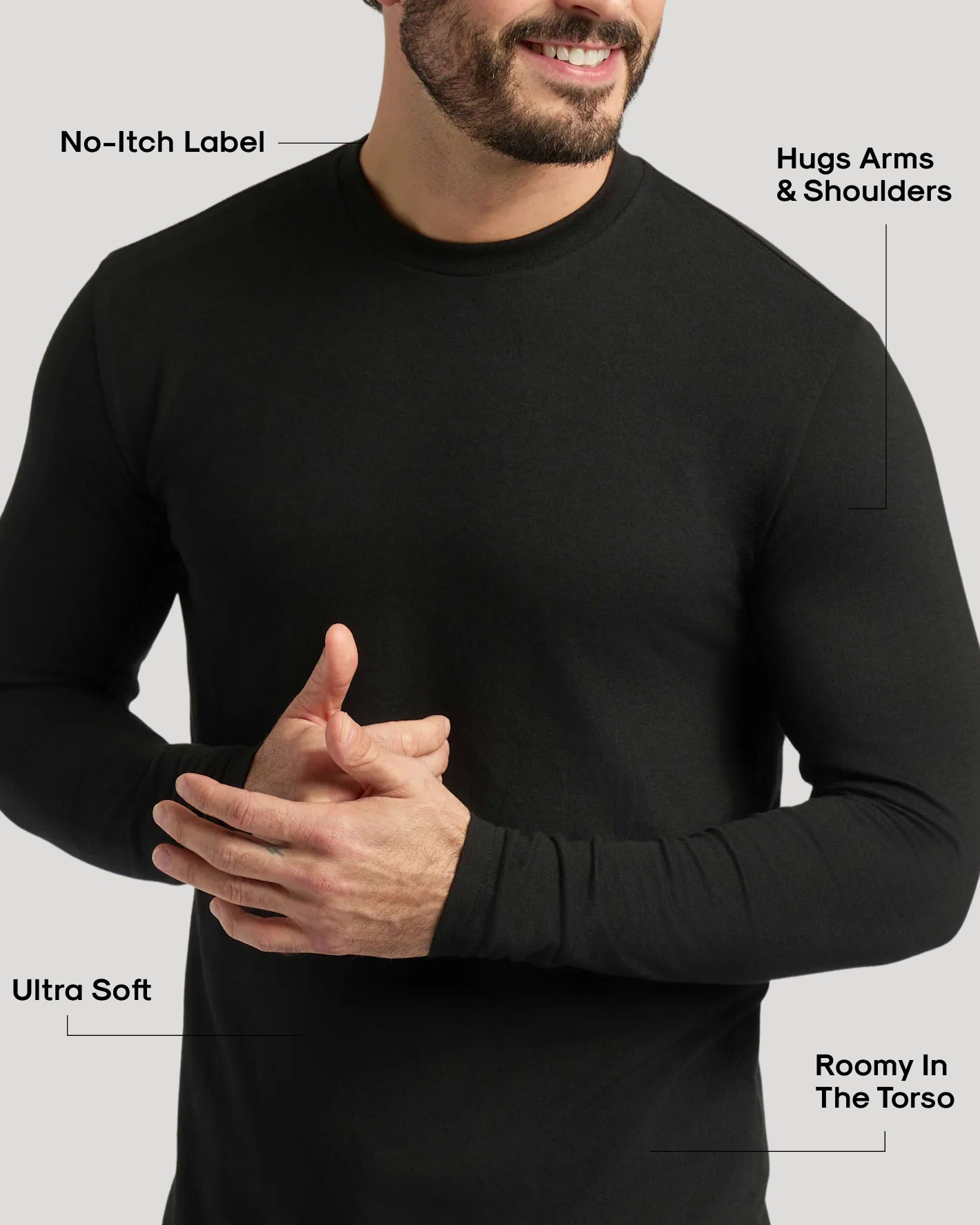 Staple Classic Long Sleeve Crew Neck 10-Pack - 3