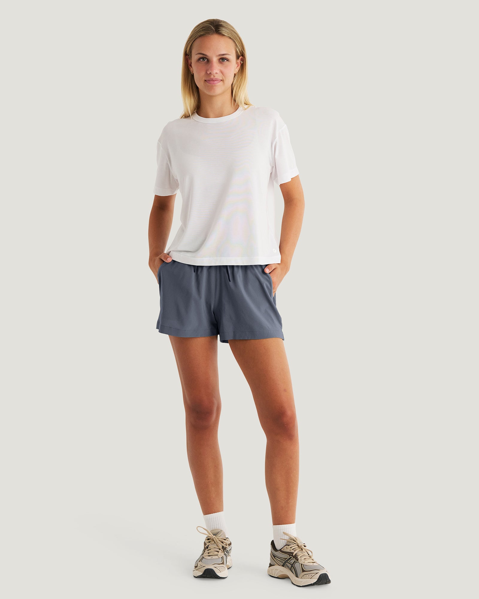 Women's Lightweight Drift Short in Storm Cloud