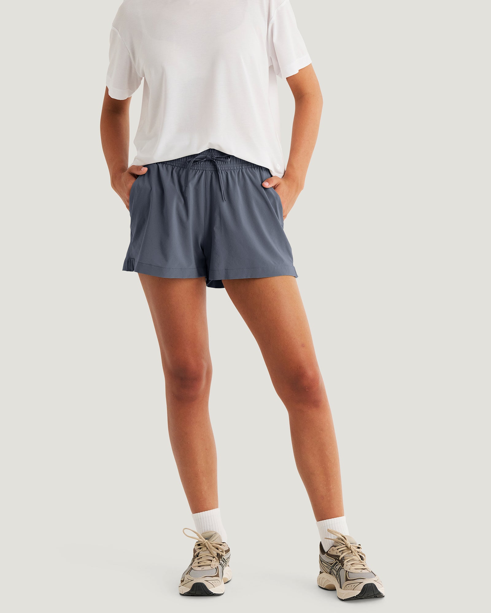 Women's Lightweight Drift Short in Storm Cloud