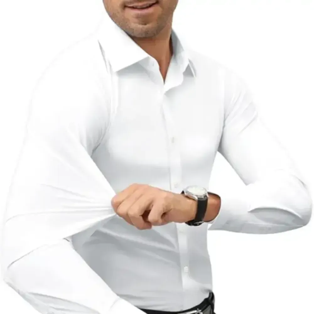 Men's Long-Sleeve Stretch Shirt