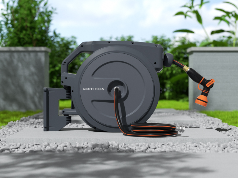 retractable garden hose reel