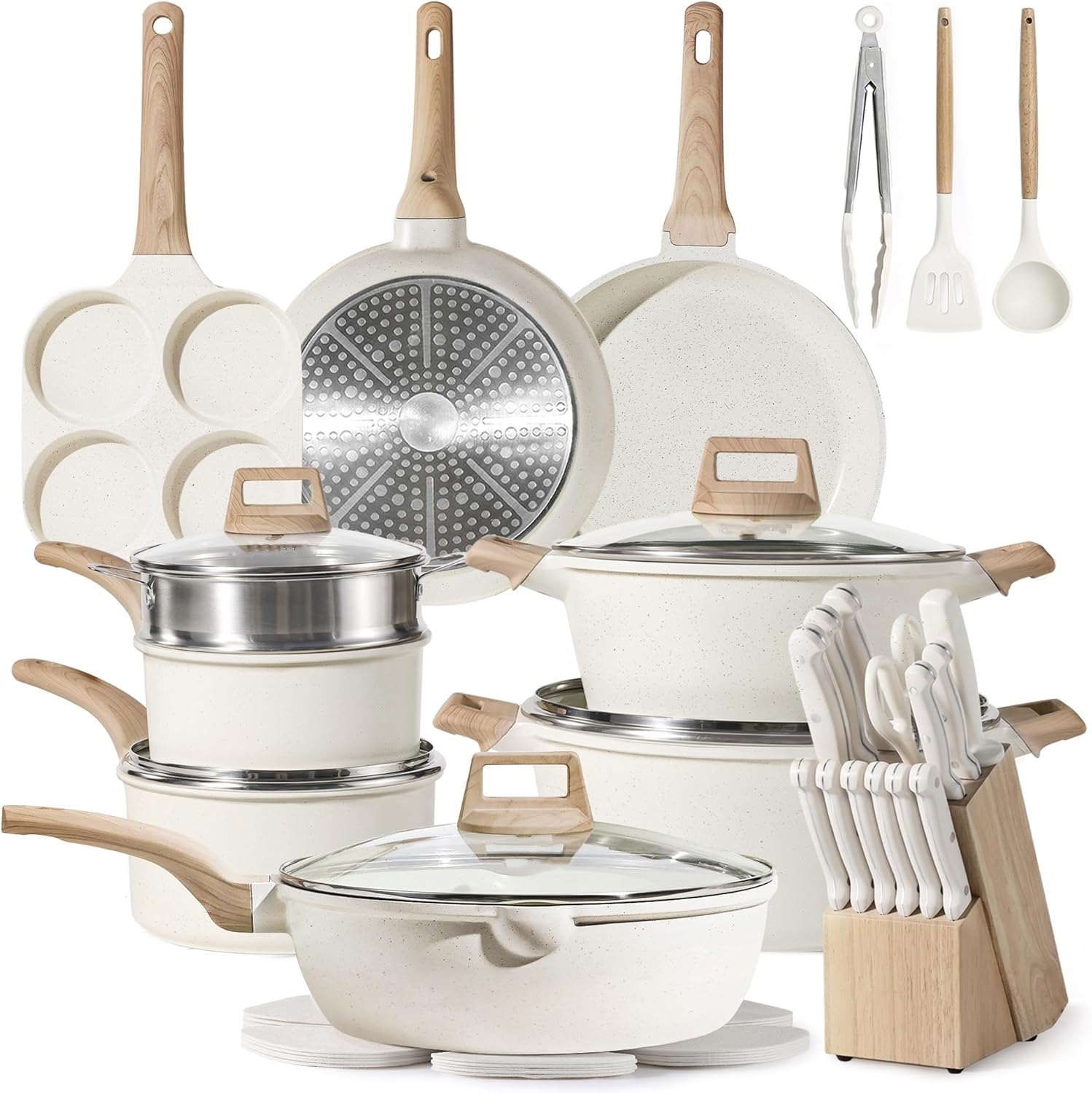 21Pcs Pots and Pans Set