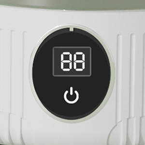 The temperature display screen for adjusting the gear