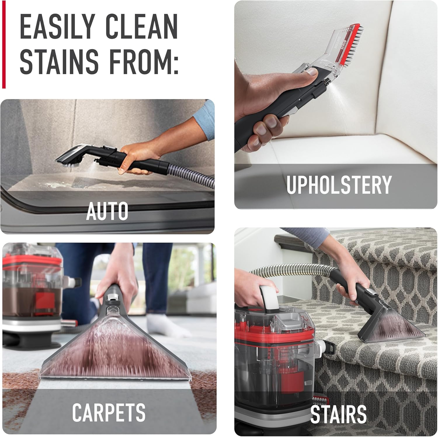 CleanSlate Plus Portable Carpet + Upholstery Spot Cleaner Machine