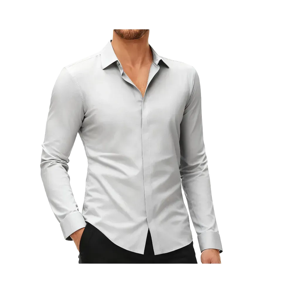 Men's Long-Sleeve Stretch Shirt