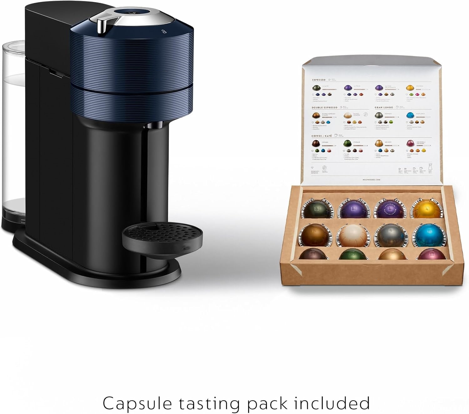 Vertuo Next Coffee and Espresso Maker by Breville, with Aeroccino Milk Frother, Light Grey(Buy 2 And Get Free Shipping)