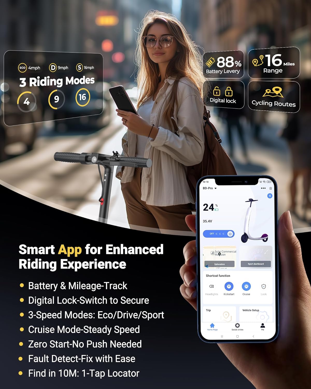Electric Scooter for Adults
