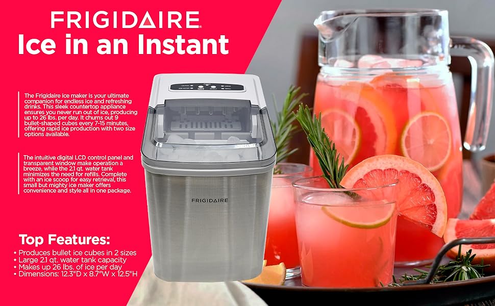 Frigidaire ice maker countertop appliance ice maker 