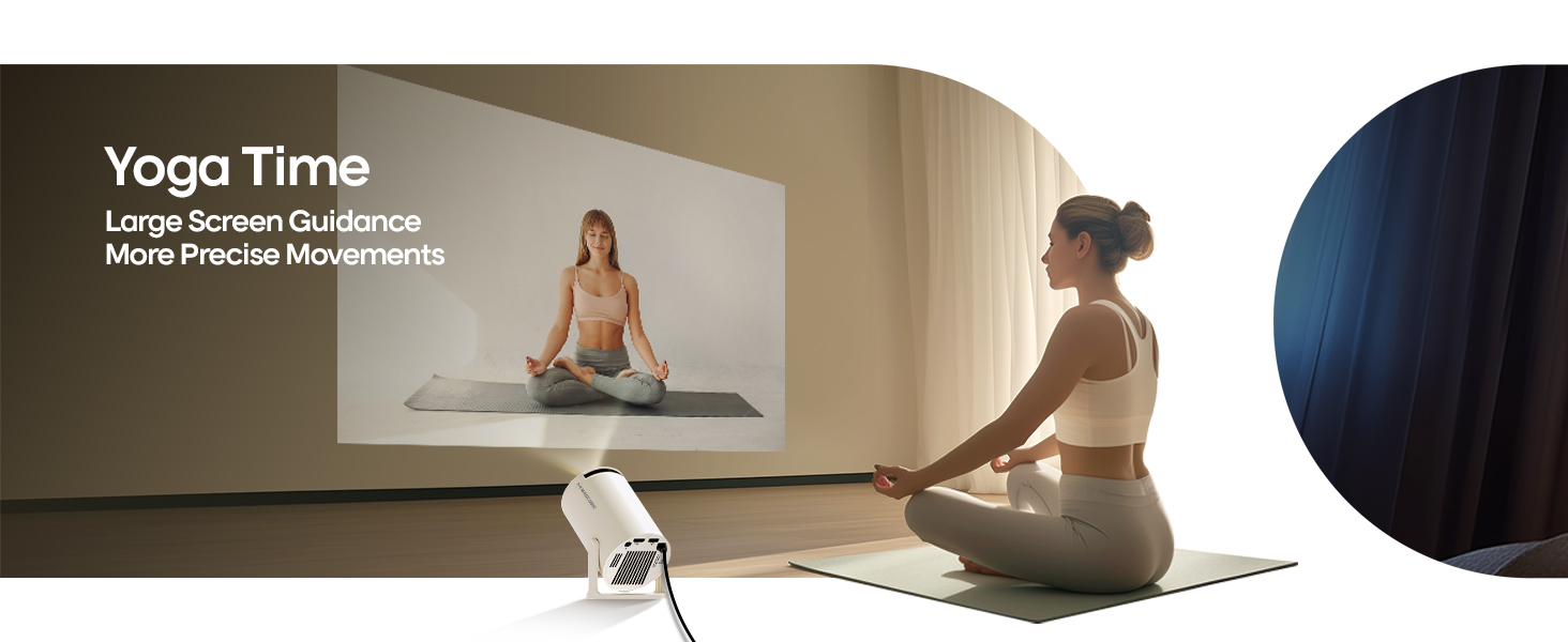 mini projector bedroom