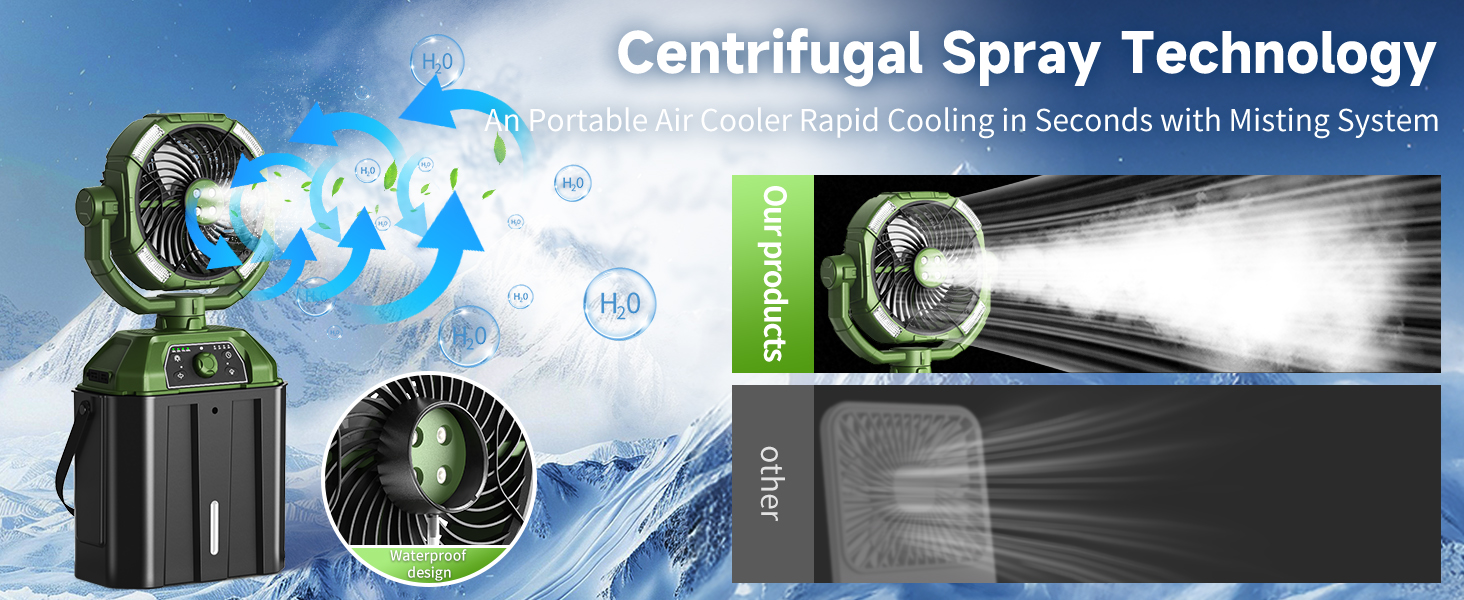 misting fan