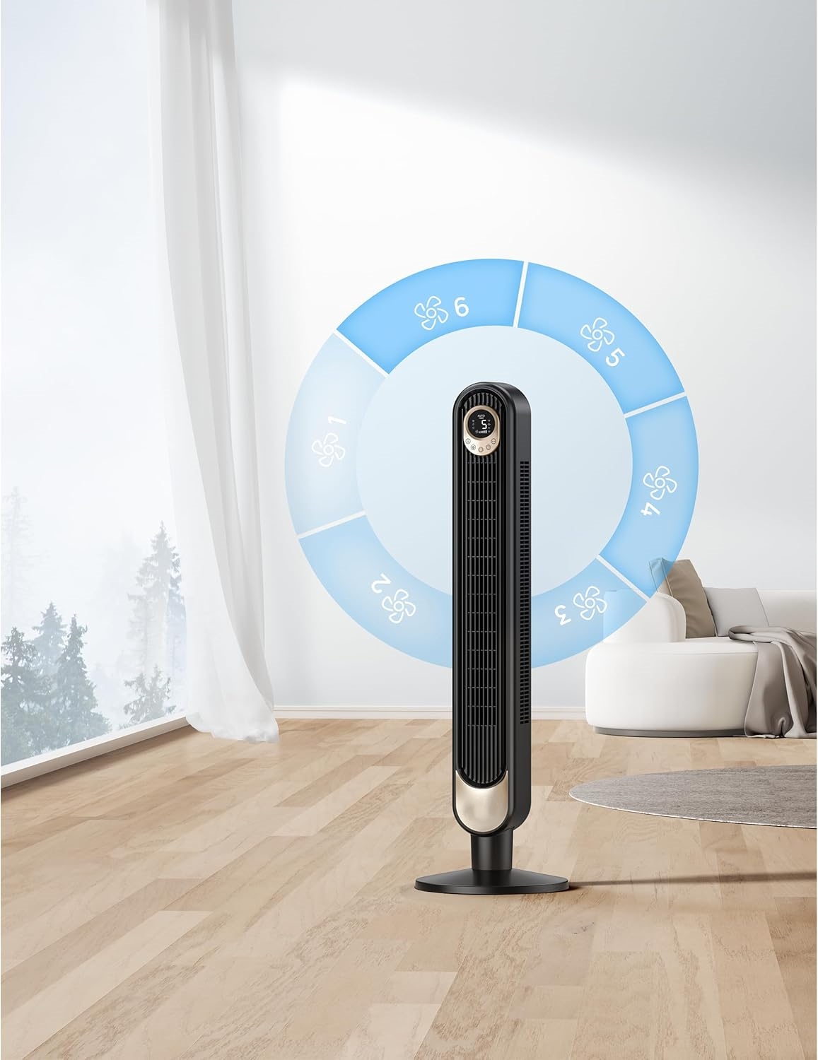 Dreo Tower Fan for Bedroom