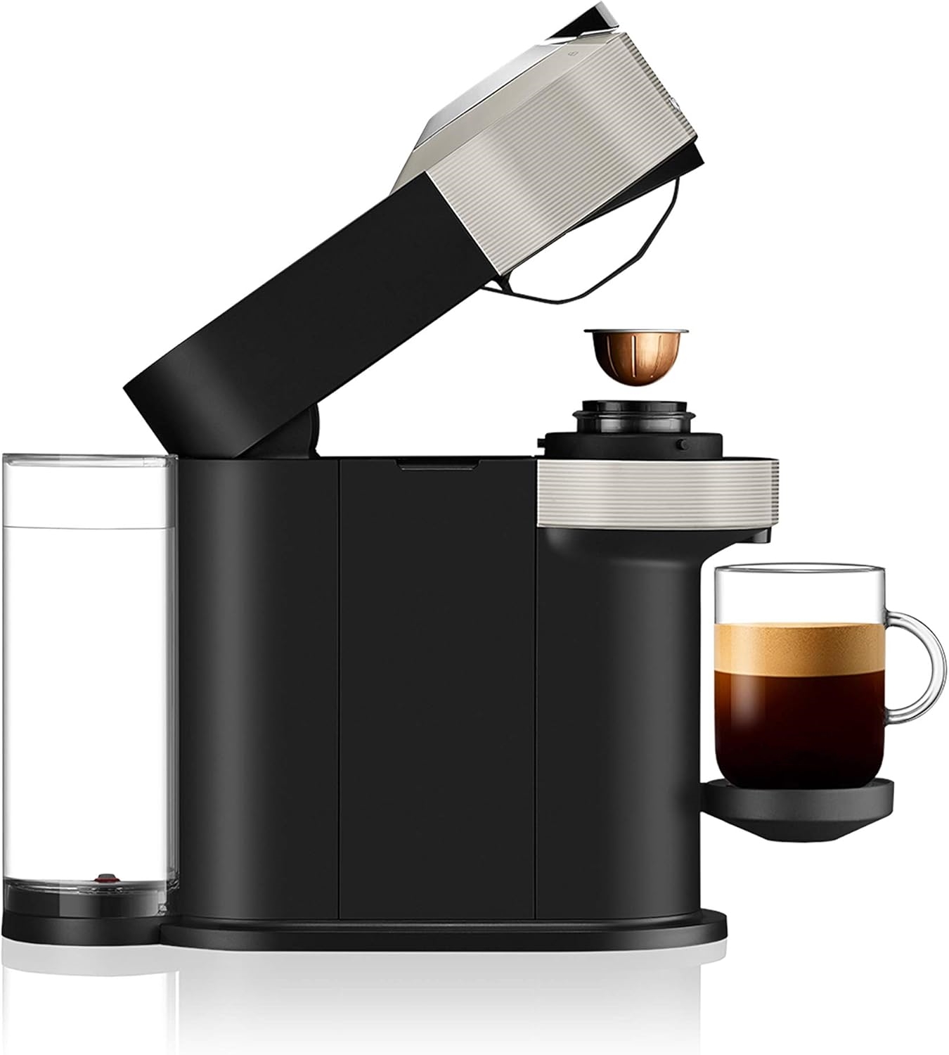 Vertuo Next Coffee and Espresso Maker by Breville, with Aeroccino Milk Frother, Light Grey(Buy 2 And Get Free Shipping)