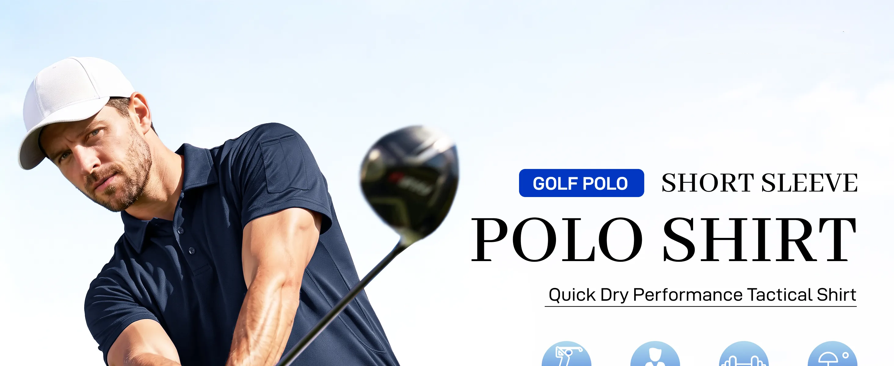 Men's Quick Dry Short Sleeve Tactical Polo Shirt