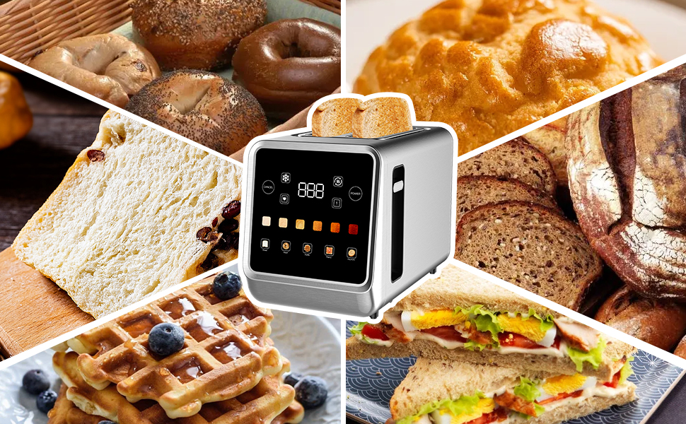 digital 2 slice toaster