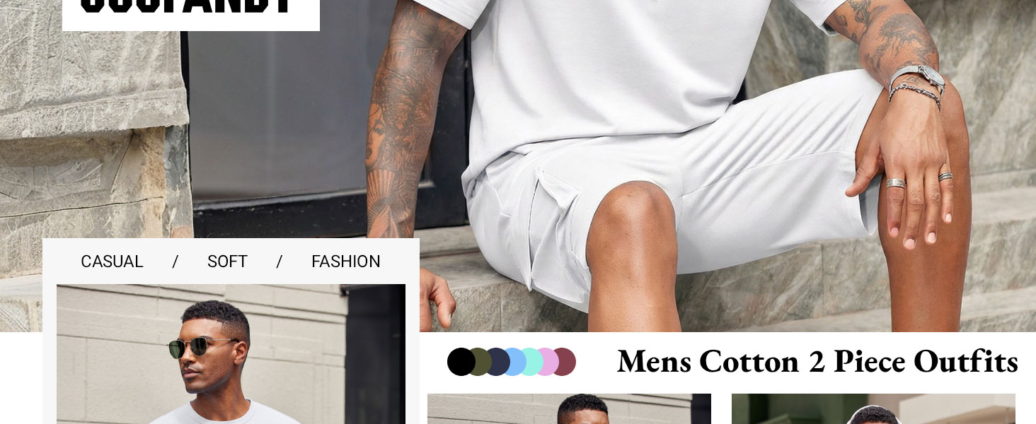 coofandy mens casual set