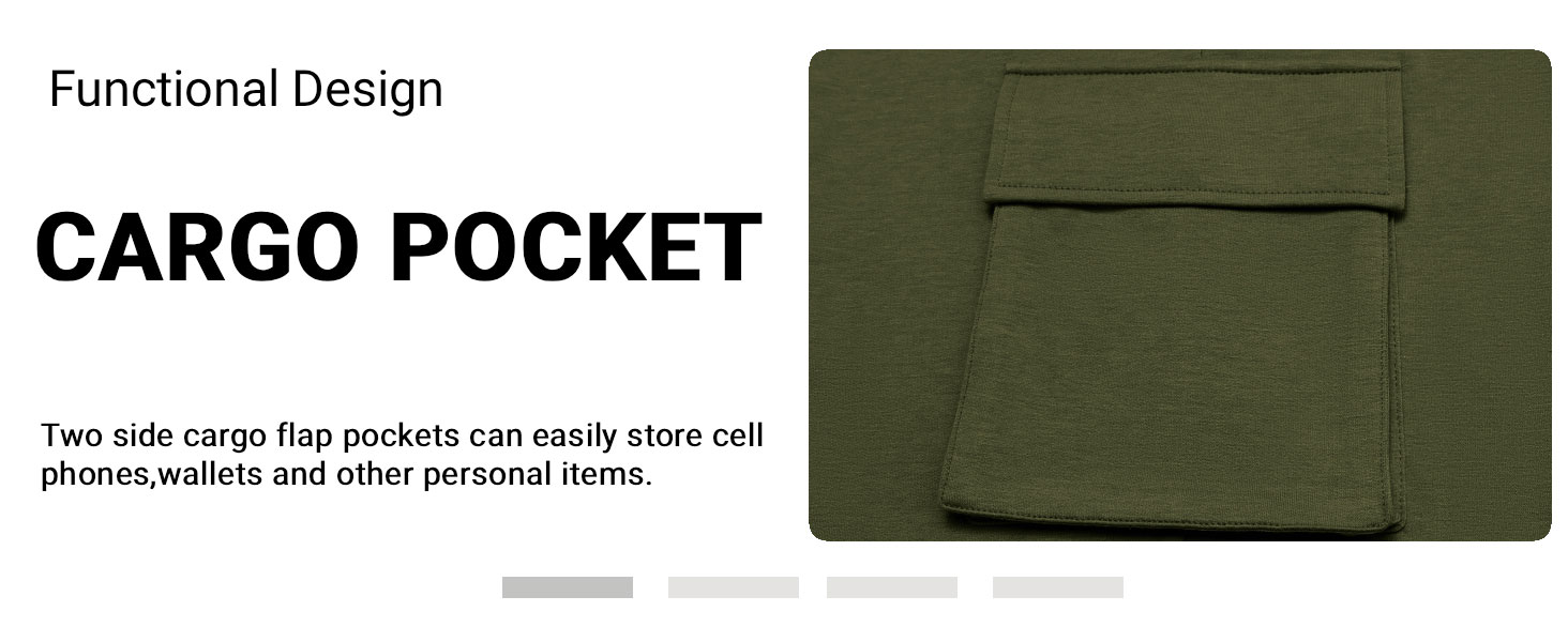 mens casual shorts with cargo pocket