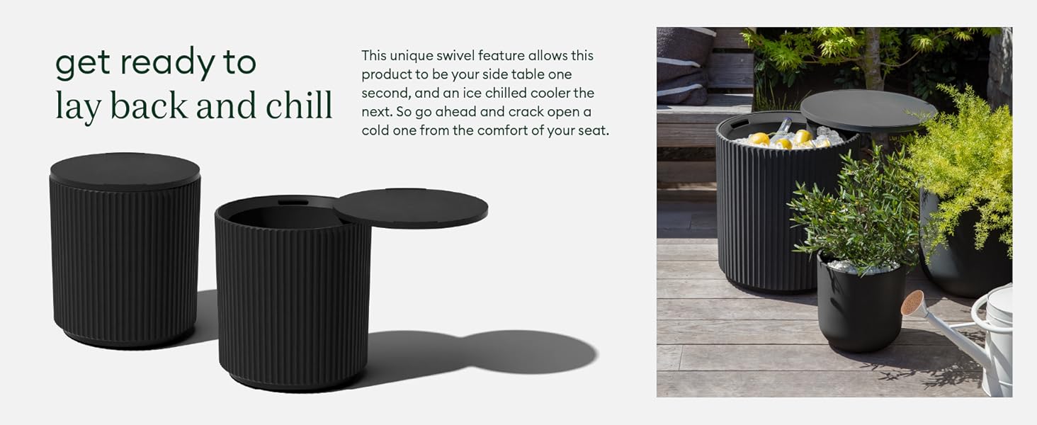 Cooler Side Table