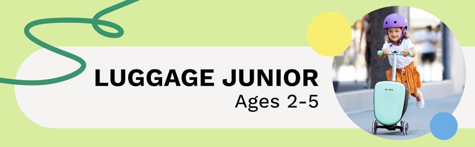Luggage Junior Suitcase Scooter for Ages 2 to 5