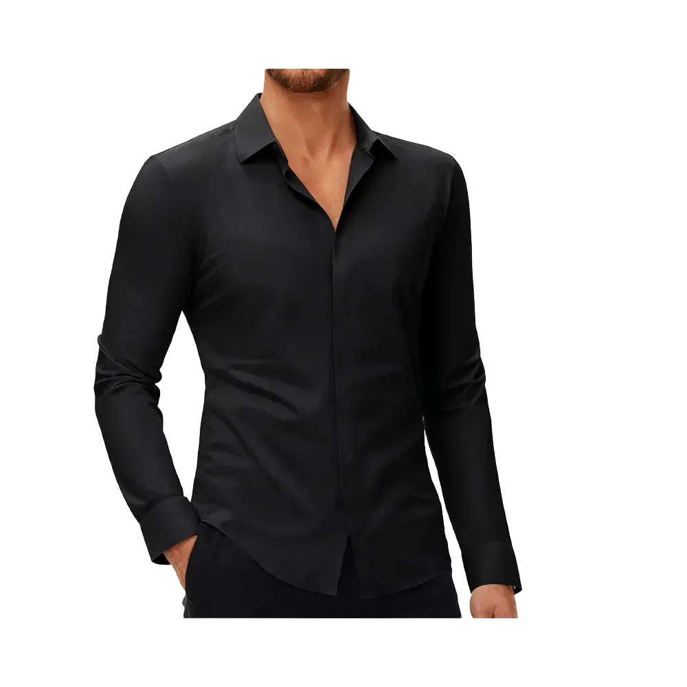 Men's Long-Sleeve Stretch Shirt