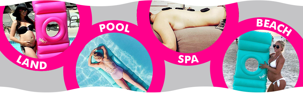 Maternity Raft Float with a Hole to Lie on Your Stomach During Pregnancy