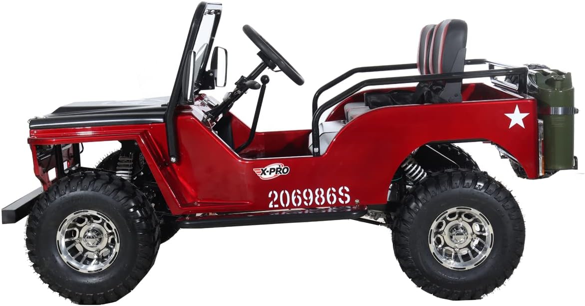 125cc Mini Jeep | Willys Edition | 3-Speed | Off Road | Gasoline Engine