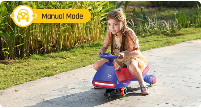 Product Introduction of FanttikRide N7 Electric Wiggle Car with Pedal, Ride on Toy 3
