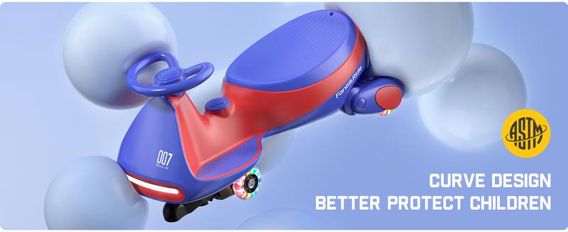 Product Introduction of FanttikRide N7 Electric Wiggle Car with Pedal, Ride on Toy 6