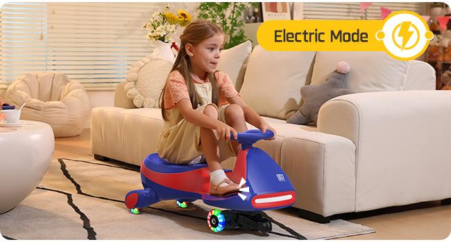 Product Introduction of FanttikRide N7 Electric Wiggle Car with Pedal, Ride on Toy 2